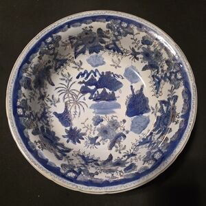 Blue and White Decorative Bowl